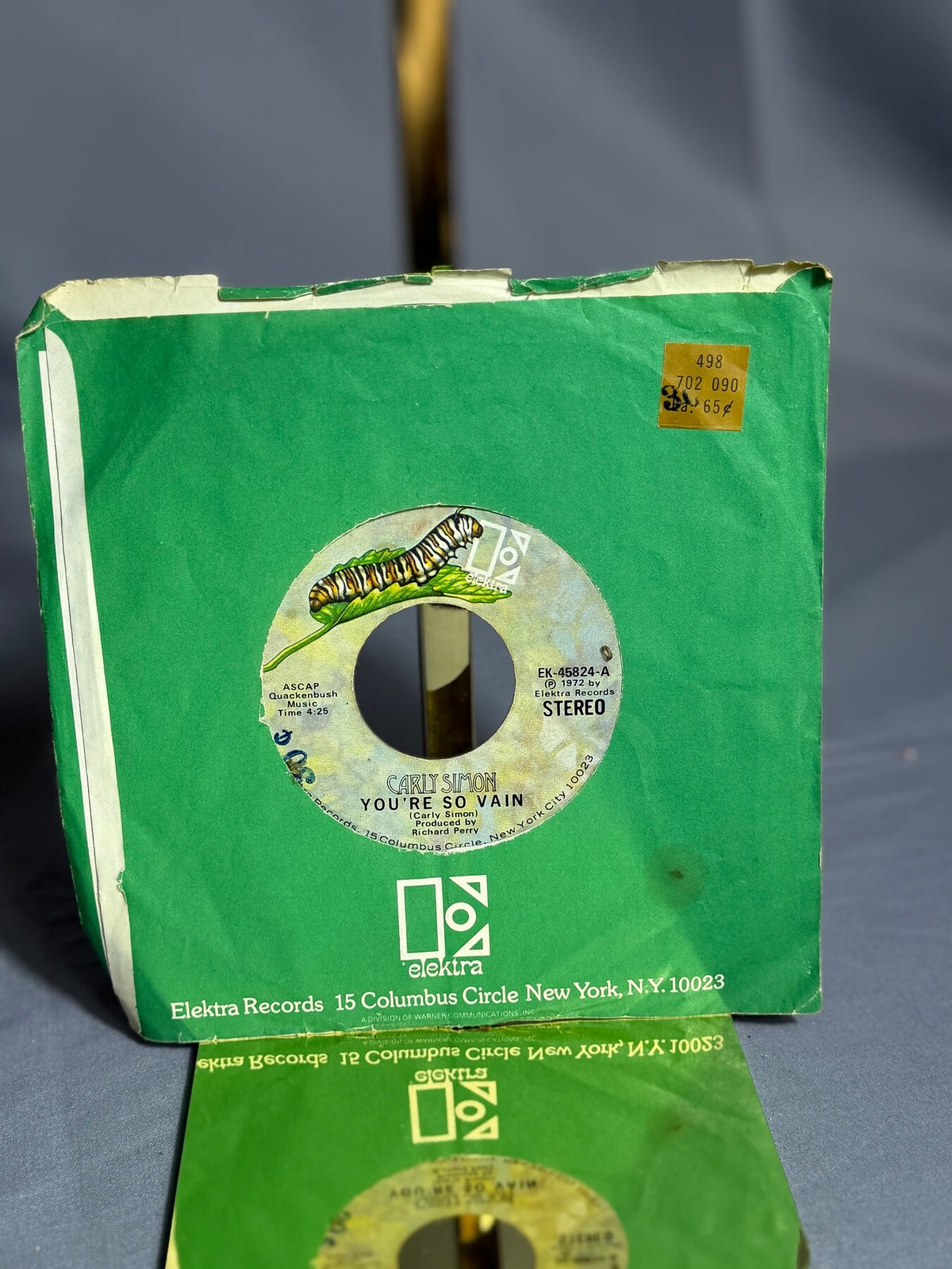 Vintage Carly Simon - You're So Vain / His Friends Are More Than Fond of Robin photo 1