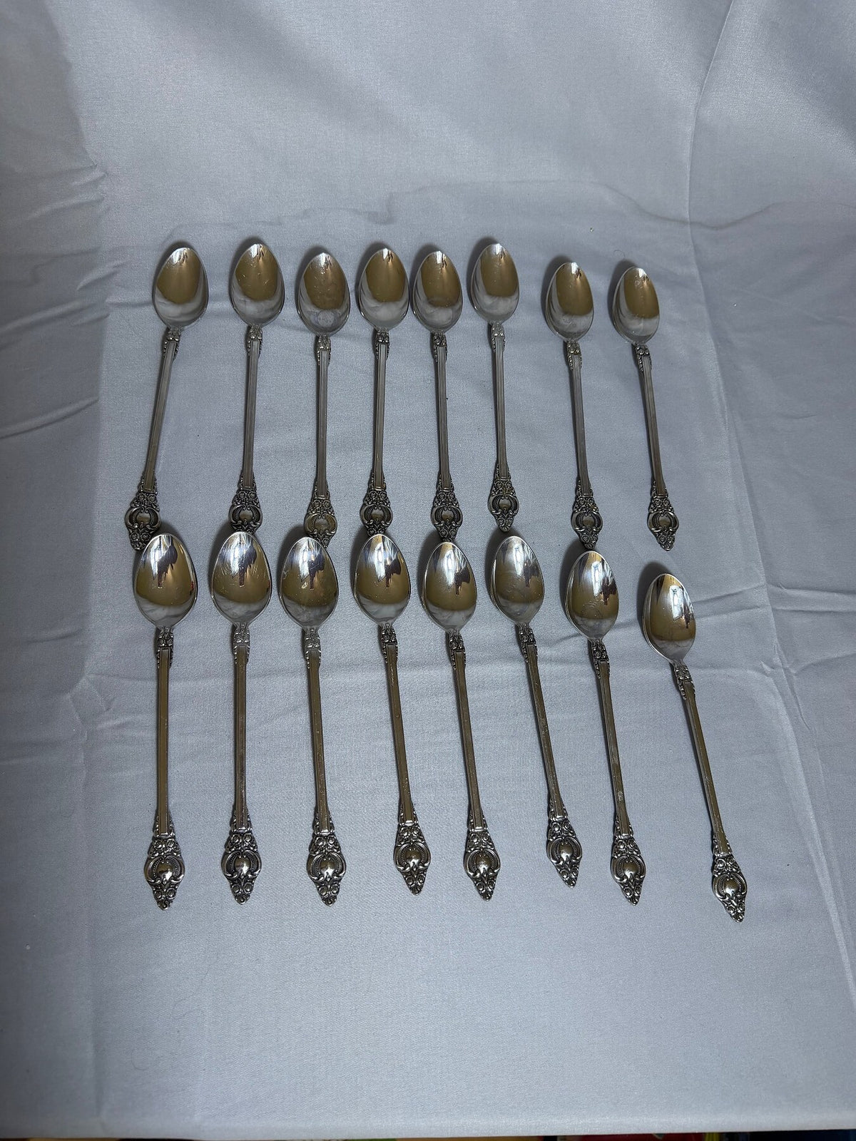 Vintage Supreme Cutlery Ornate Stainless Steel Teaspoons (Set of 12) photo 1