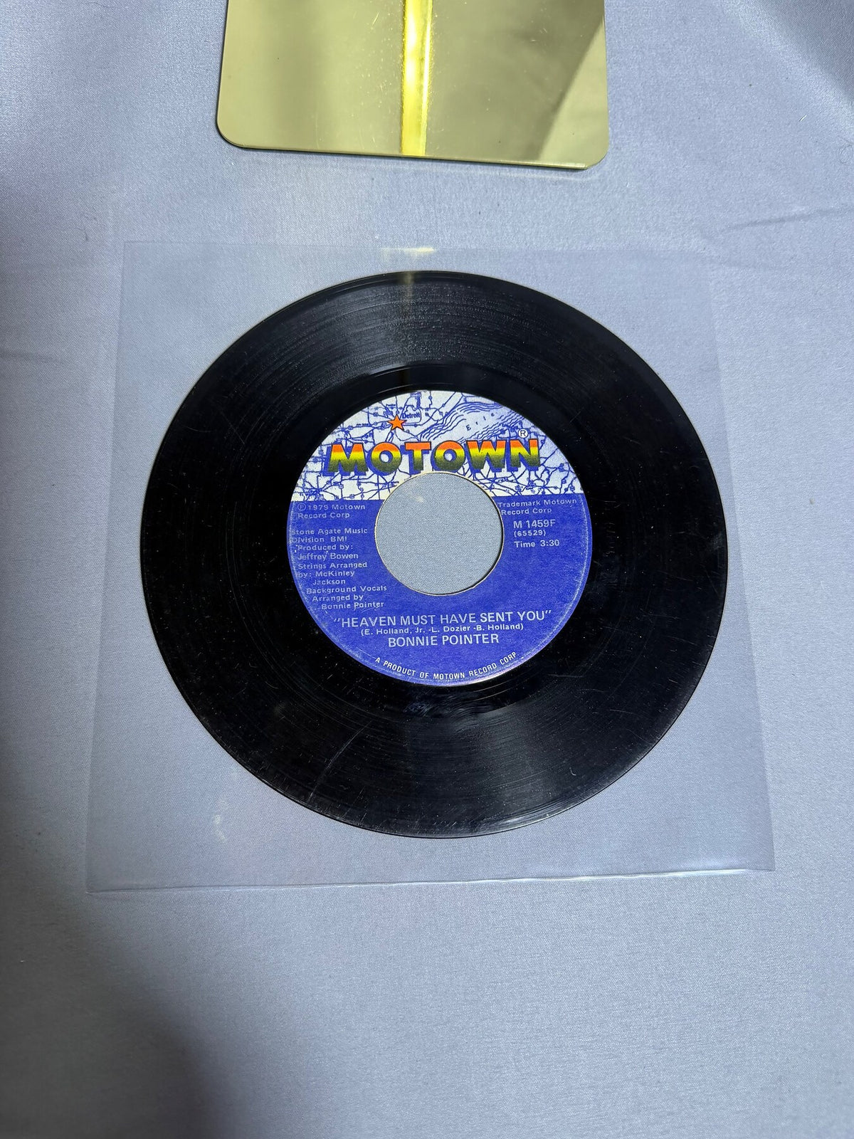 Vintage Bonnie Pointer - Heaven Must Have Sent You - Motown 7" Vinyl 45 RPM photo 1