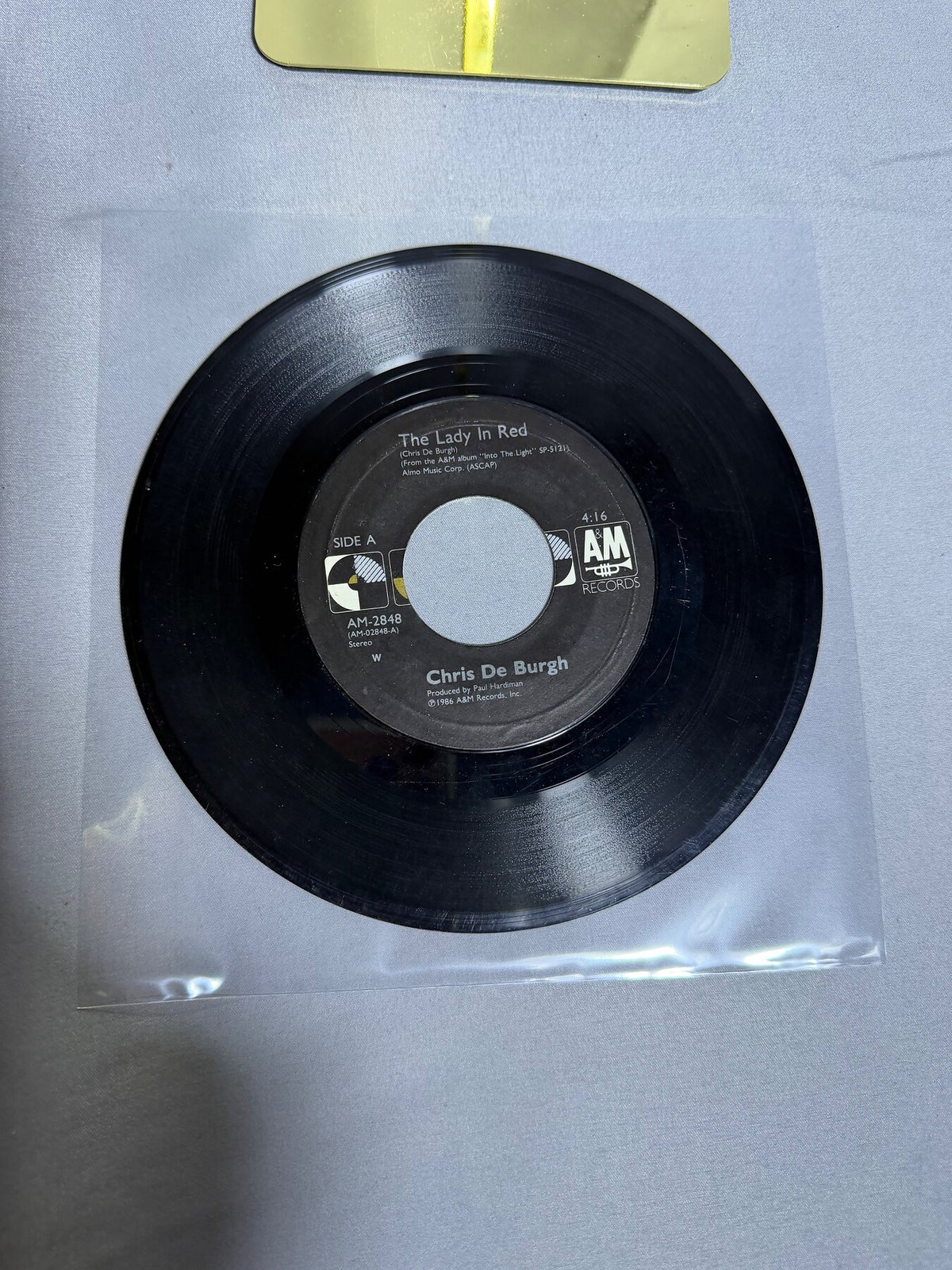 Vintage Chris De Burgh - The Lady In Red / The Vision 7" Vinyl 45 RPM photo 1