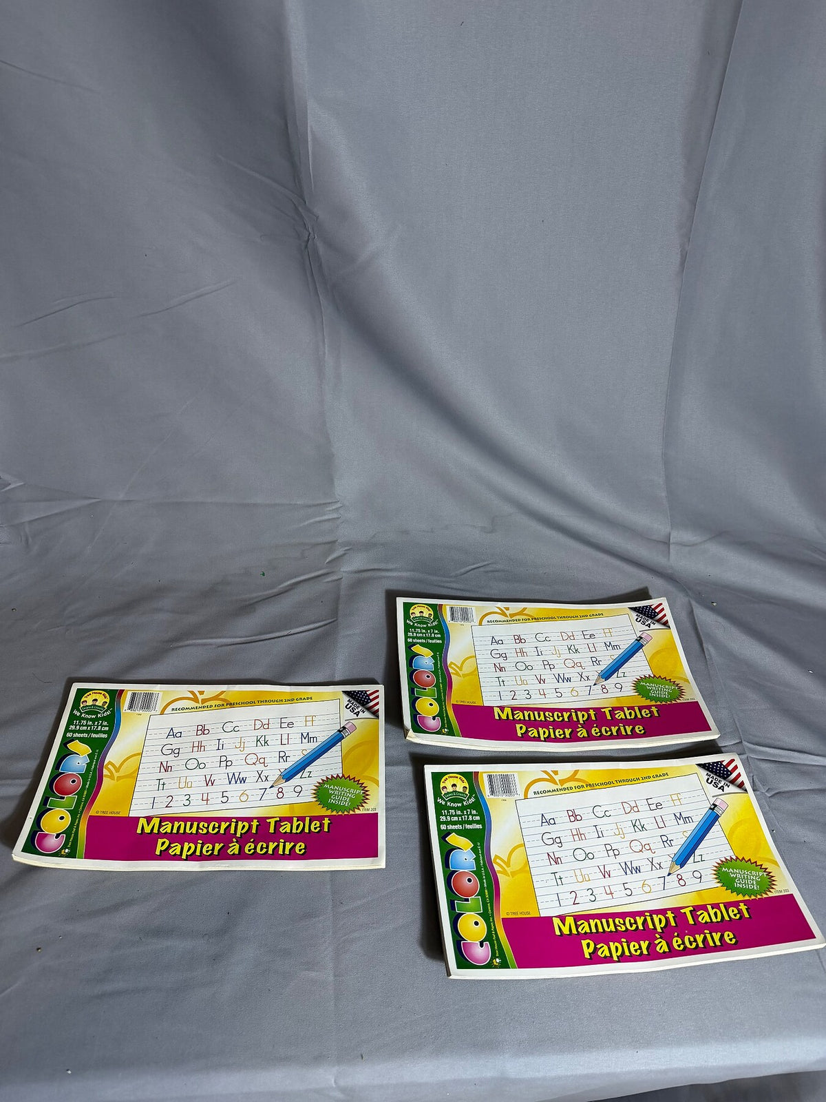 Tree House Kids Manuscript Writing Tablets 3-Pack photo 1