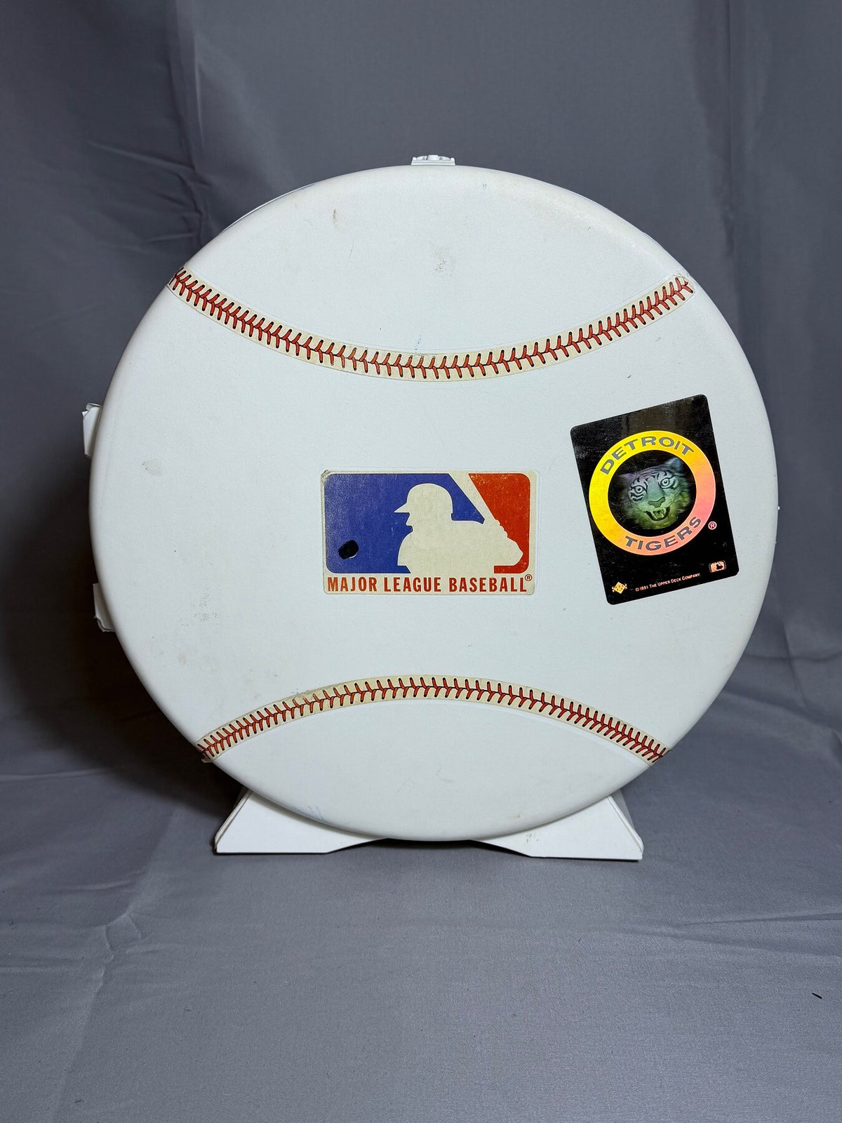 Vintage 1991 MLB Detroit Tigers Baseball Card Storage Case Upper Deck photo 1