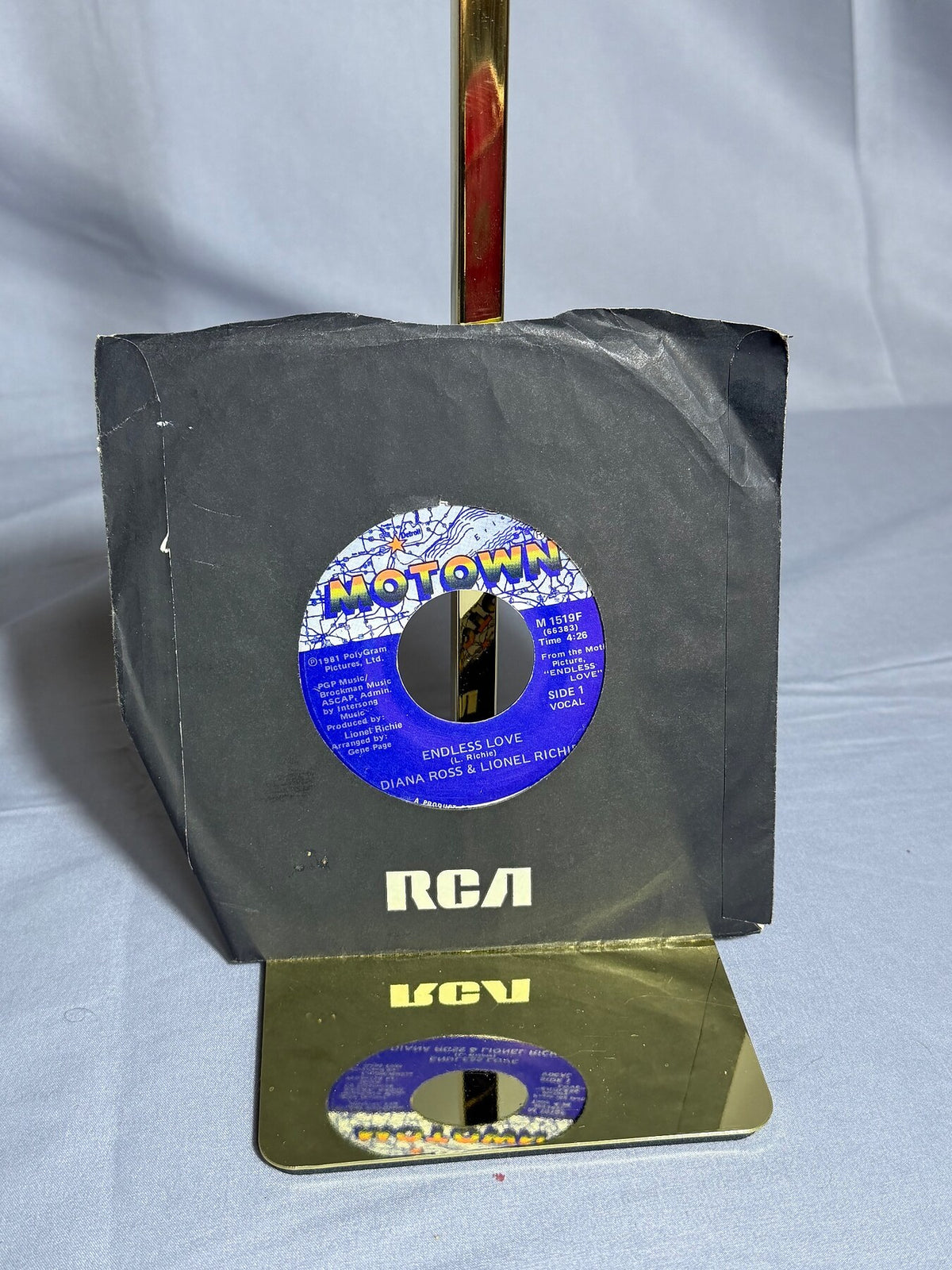 Vintage 1981 Diana Ross & Lionel Richie - Endless Love Motown 45 RPM Vinyl photo 1