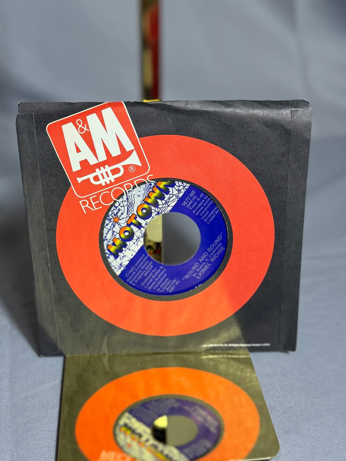 Vintage Lionel Richie - My Love / Round and Round Motown 45 RPM Vinyl Single photo 1