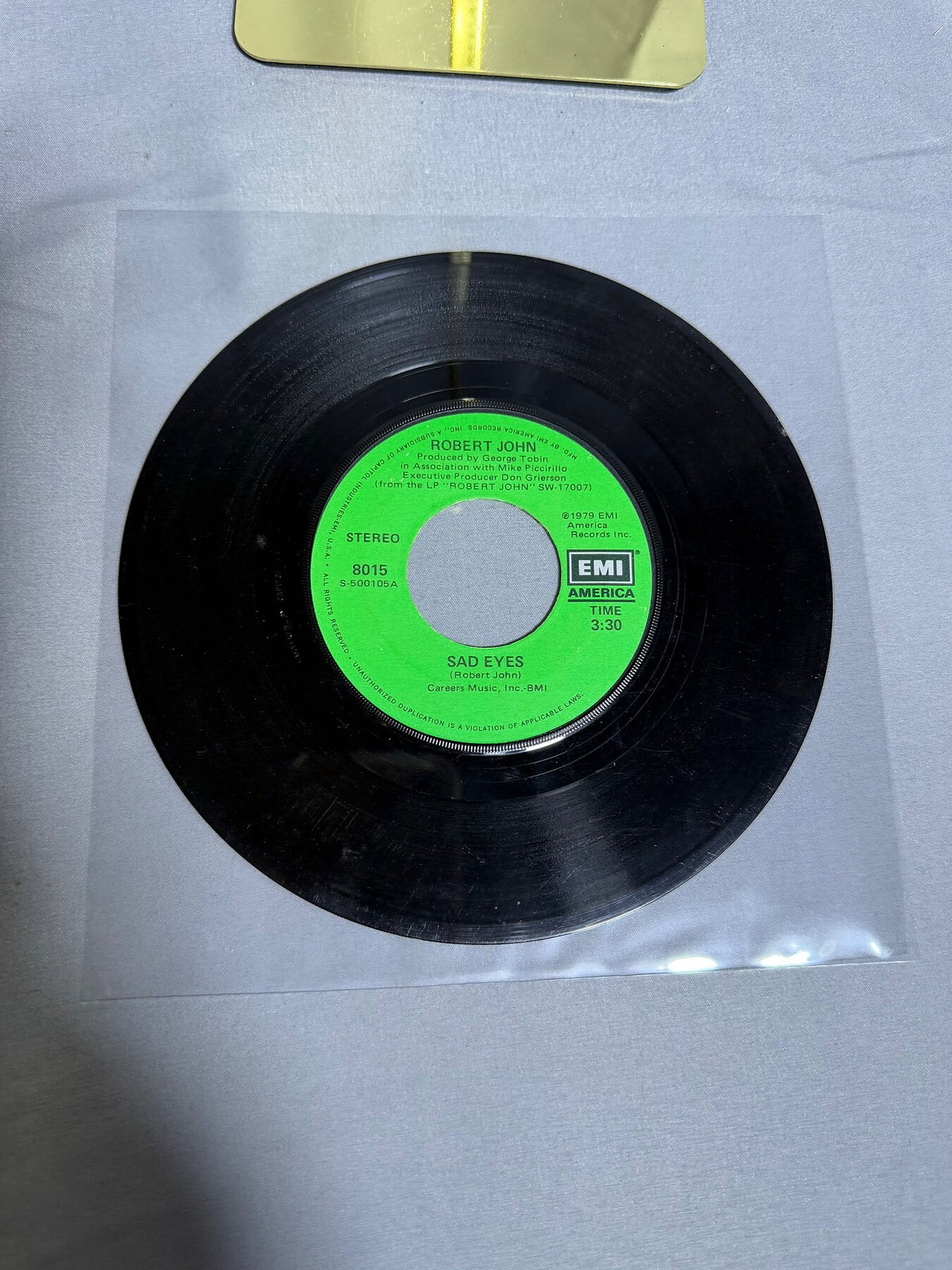 Vintage Robert John Sad Eyes / Am I Ever Gonna Hold You Again 45 RPM Vinyl photo 1