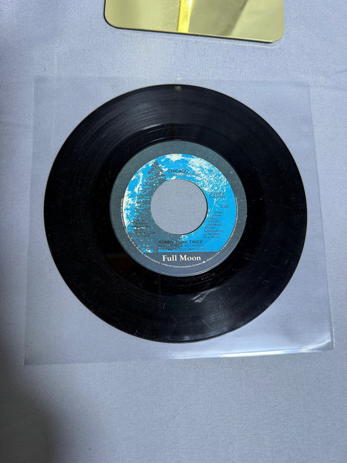 Vintage Chicago 7" Vinyl Single - Hard to Say I'm Sorry / Sonny Think Twice 1982 photo 1