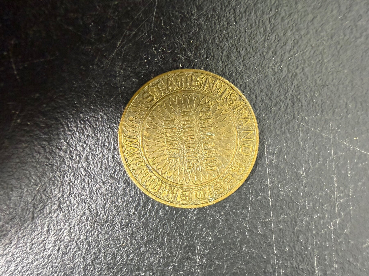 Vintage Staten Island Narrows Bridge TBTA Toll Token - Wormhole Thrift