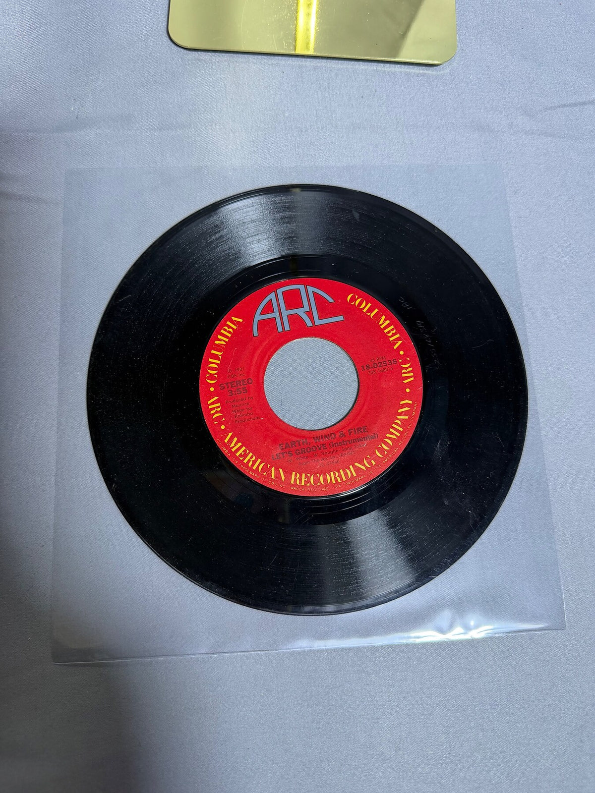 Vintage Earth, Wind & Fire - Let's Groove 7" Vinyl 45 RPM Single 1981 photo 1