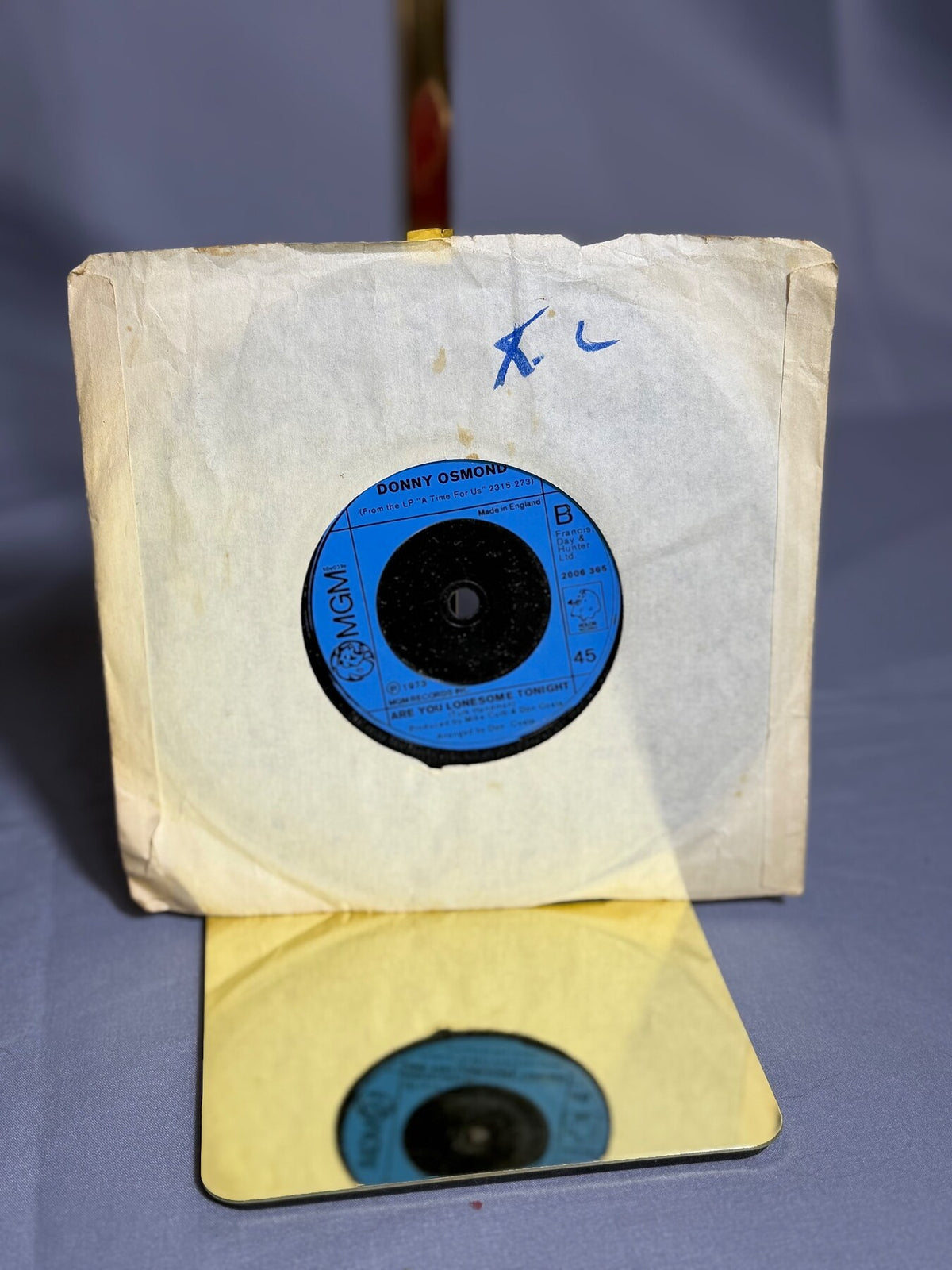 Vintage Donny Osmond 45 RPM Vinyl Single - When I Fall In Love / Are You photo 1