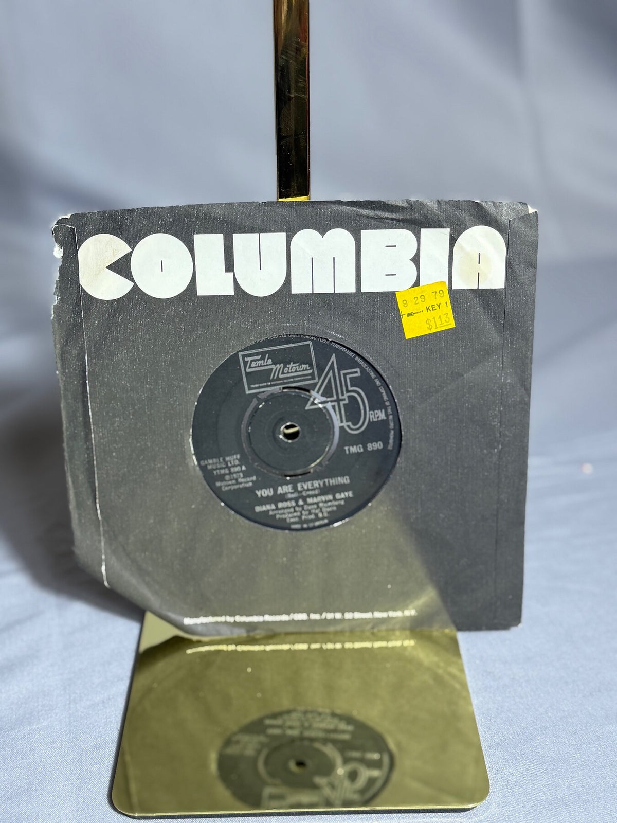 Vintage 1973 Diana Ross & Marvin Gaye 45 RPM Vinyl Single TMG 890 photo 1