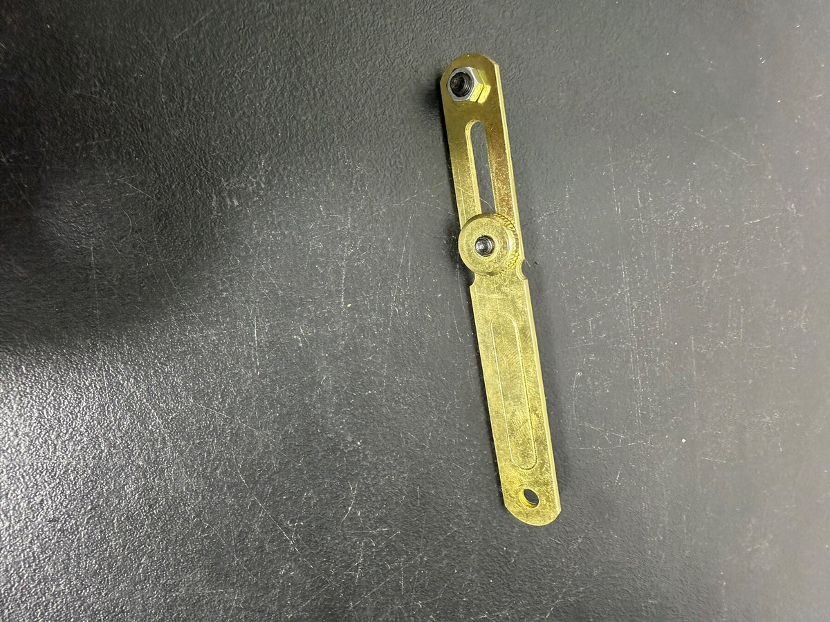 Vintage Brass-Tone Adjustable Watch Case Opener Tool - Wormhole Thrift