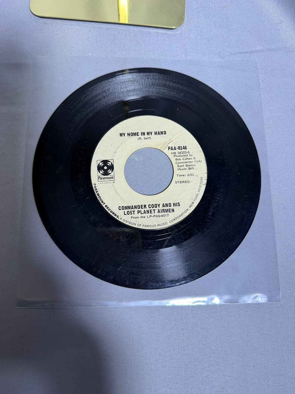 Vintage Commander Cody & His Lost Planet Airmen Hot Rod Lincoln 45 RPM Vinyl photo 2