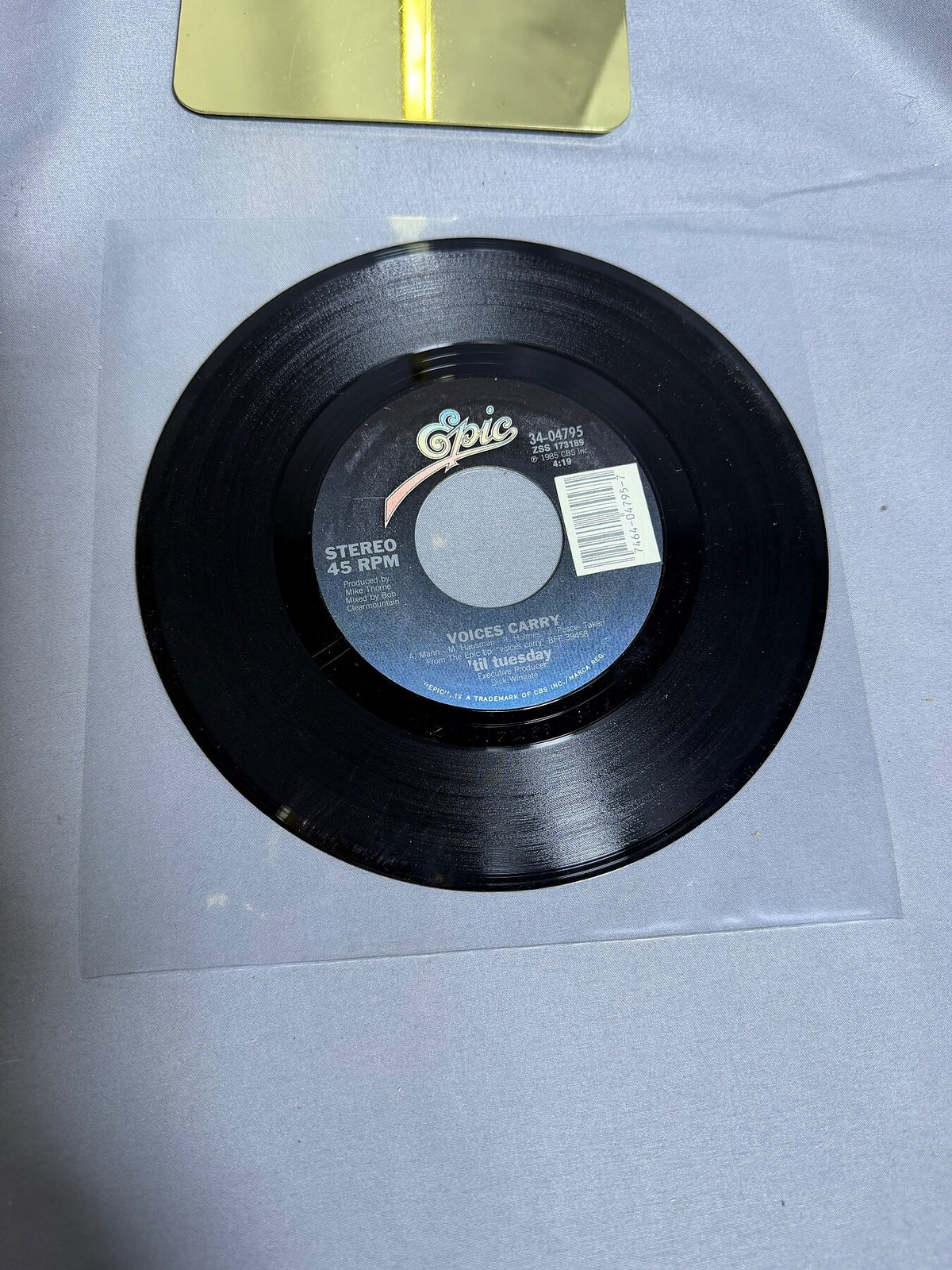 Vintage 'til tuesday Voices Carry / Are You Serious? 45 RPM Vinyl Single photo 2