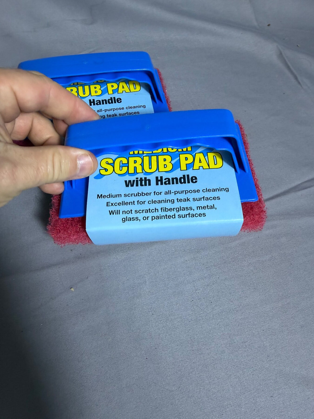 Star brite Medium Scrub Pad with Handle Extend-A-Brush photo 2