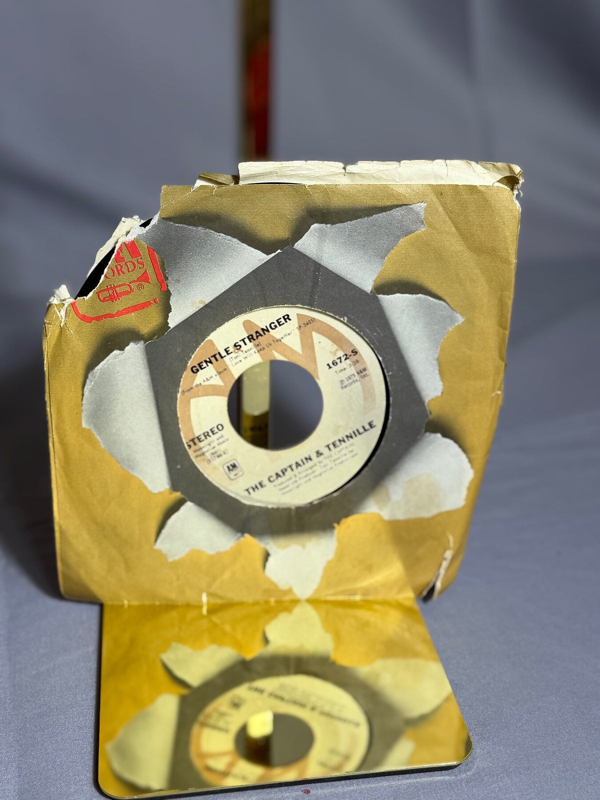 Vintage 1975 The Captain & Tennille Love Will Keep Us Together 45 RPM Vinyl photo 2
