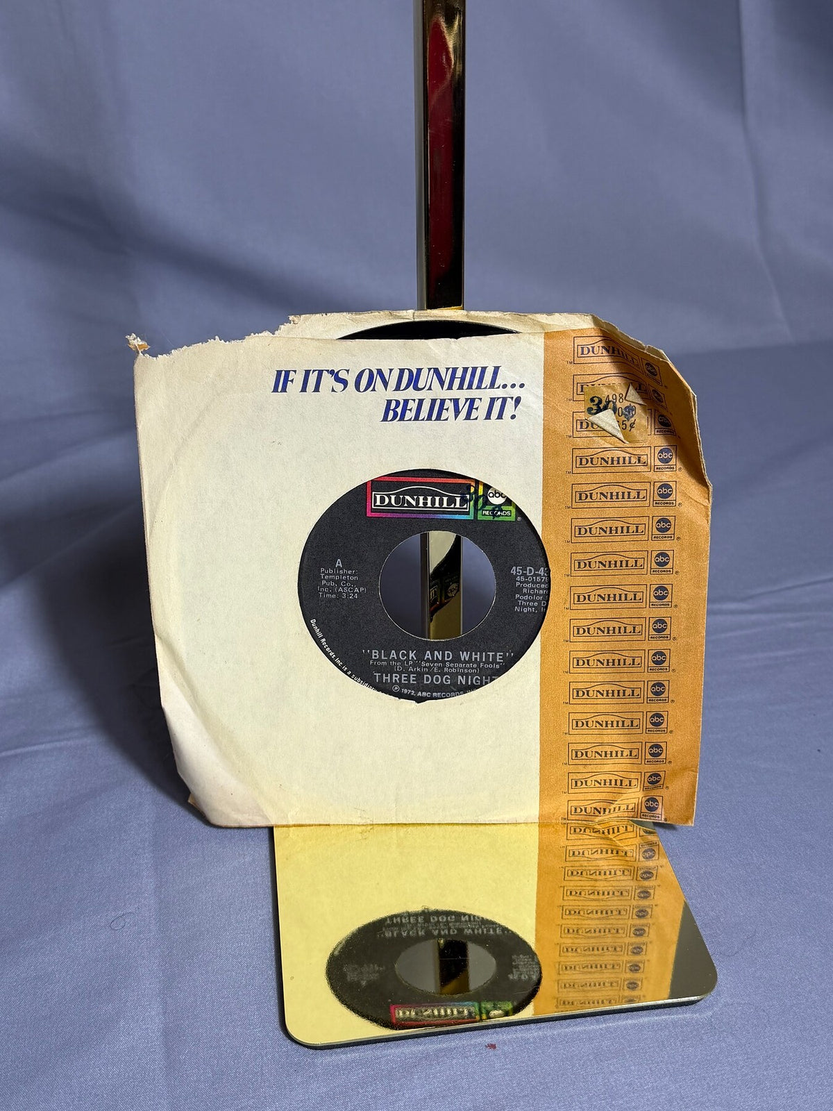 Vintage Three Dog Night 45 RPM Vinyl Single - Black and White / Freedom for photo 2