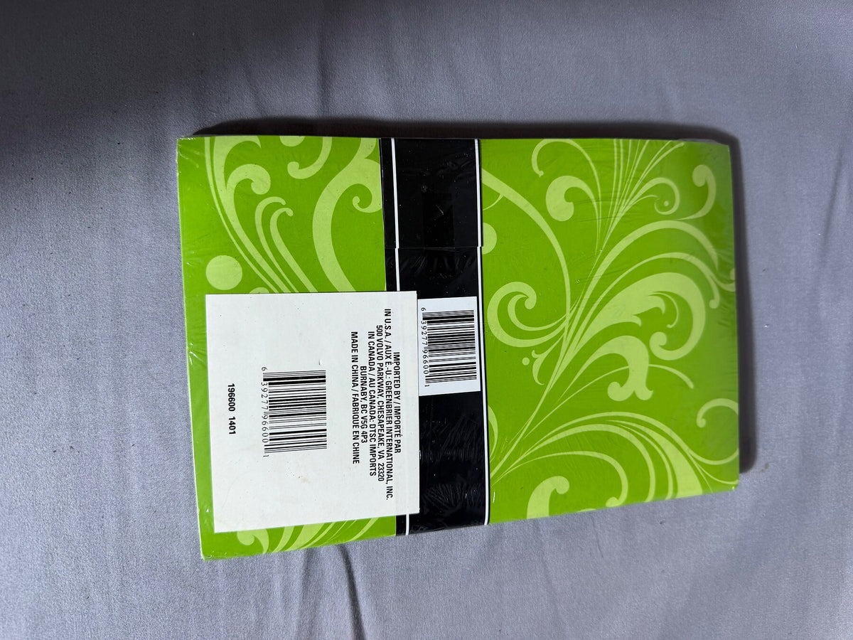 ILYCRAFT 2-Pack Notebook Set Green Swirl & Lifebuoy Designs photo 2