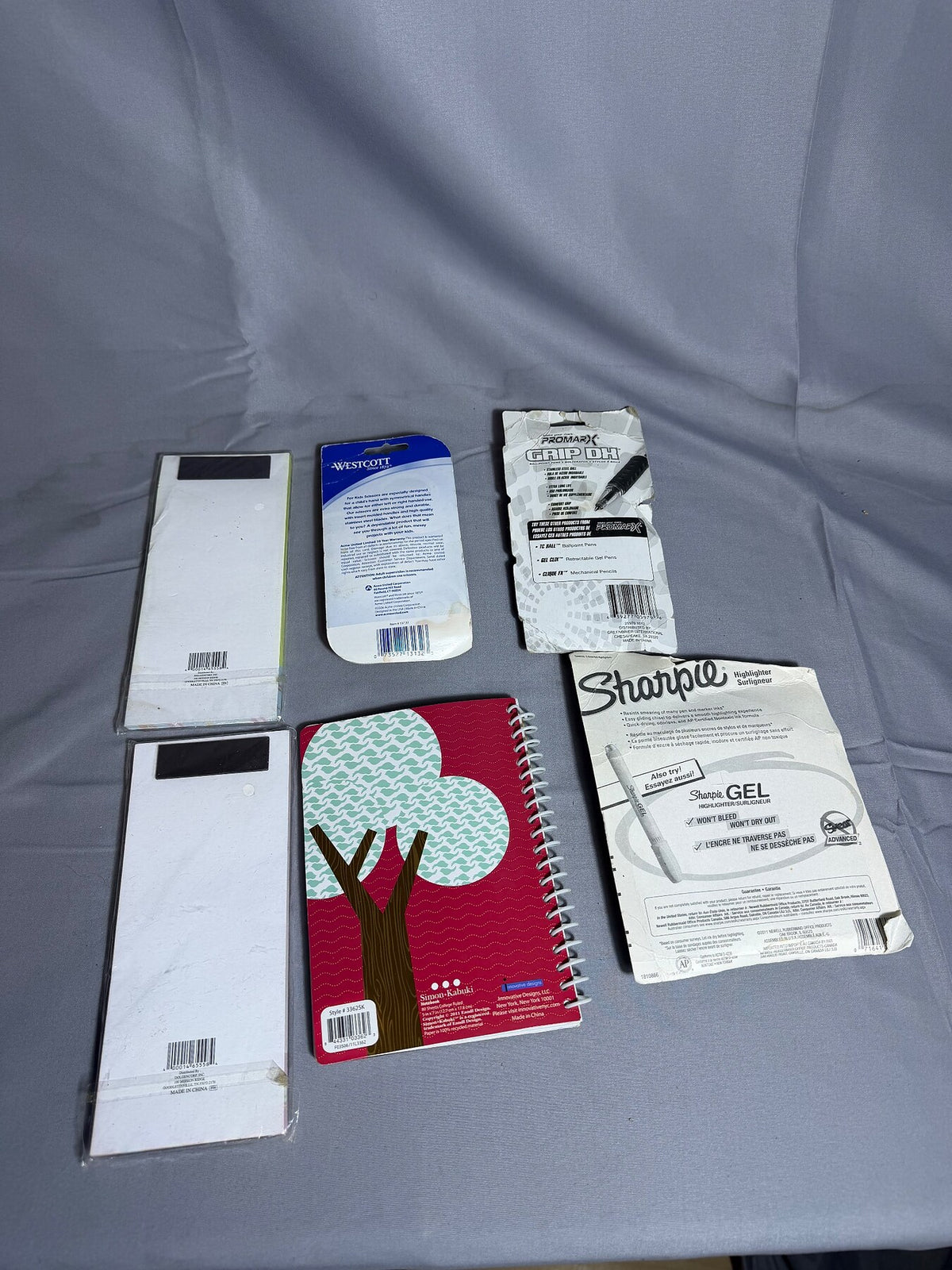 New Westcott Sharpie Stationery Lot: Notebook, Pens, Highlighters, Scissors photo 2