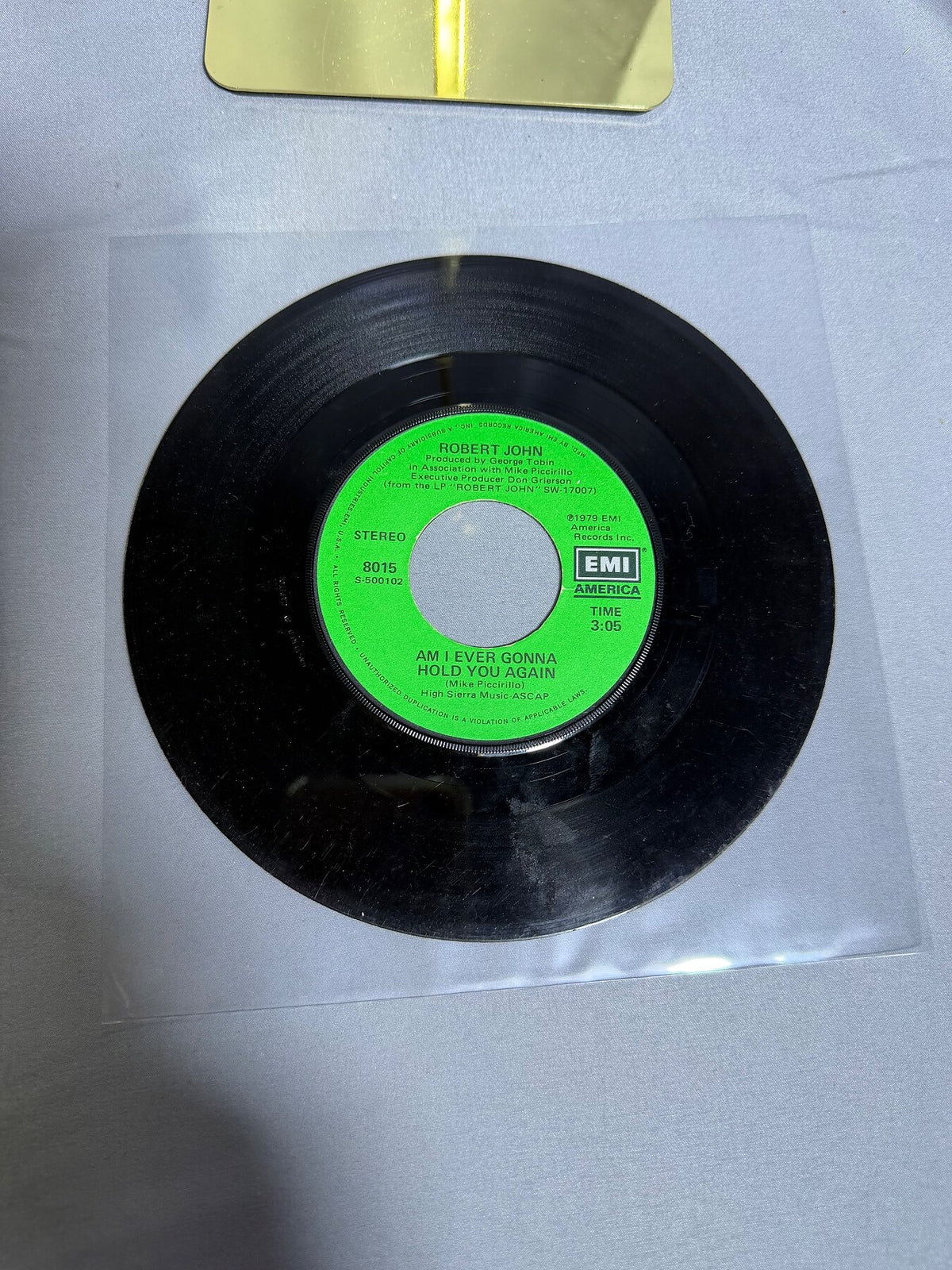 Vintage Robert John Sad Eyes / Am I Ever Gonna Hold You Again 45 RPM Vinyl photo 2