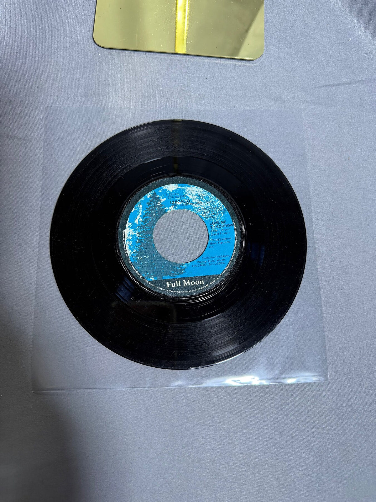 Vintage Chicago 7" Vinyl Single - Bad Advice / Love Me Tomorrow (1982) photo 2