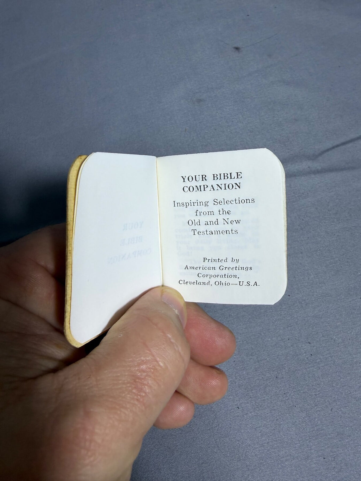 Vintage Your Bible Companion American Greetings Mini Book photo 2