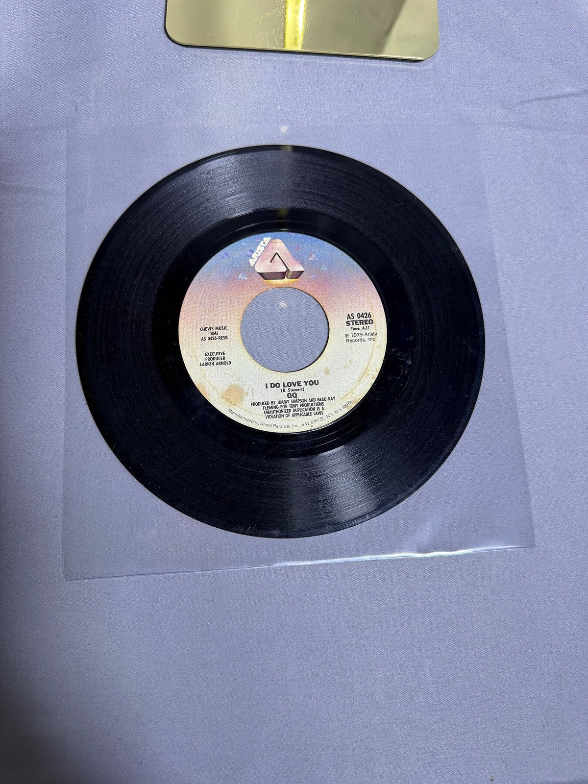 Vintage GQ Make My Dreams A Reality / I Do Love You Arista 7" Vinyl 1979 photo 2