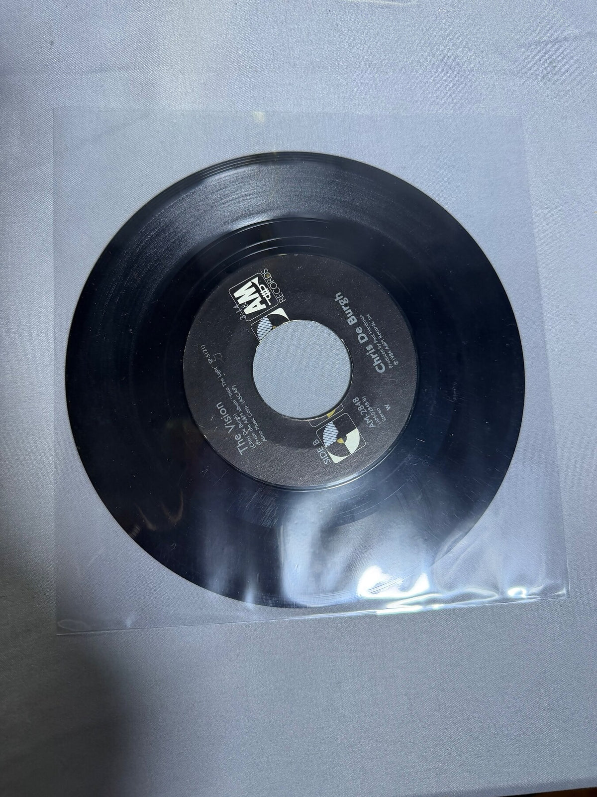 Vintage Chris De Burgh - The Lady In Red / The Vision 7" Vinyl 45 RPM photo 3