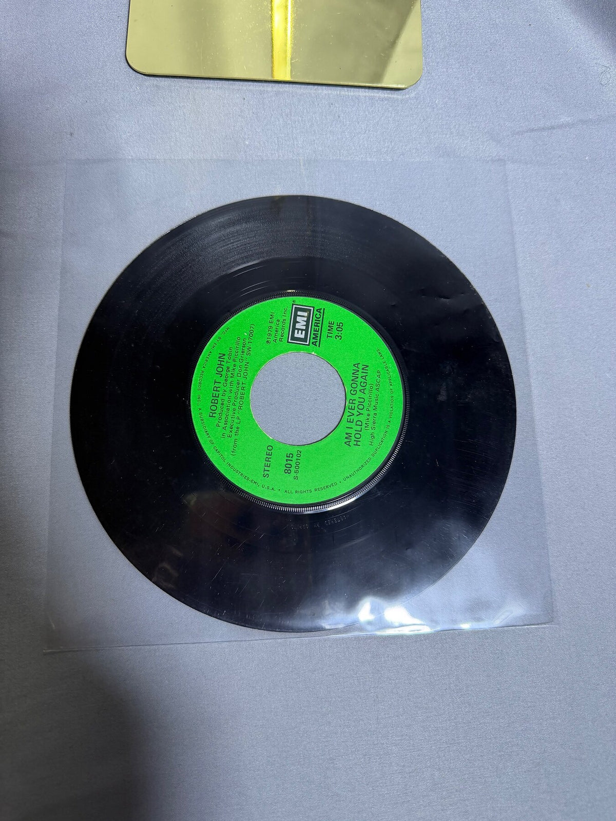 Vintage Robert John Sad Eyes / Am I Ever Gonna Hold You Again 45 RPM Vinyl photo 3