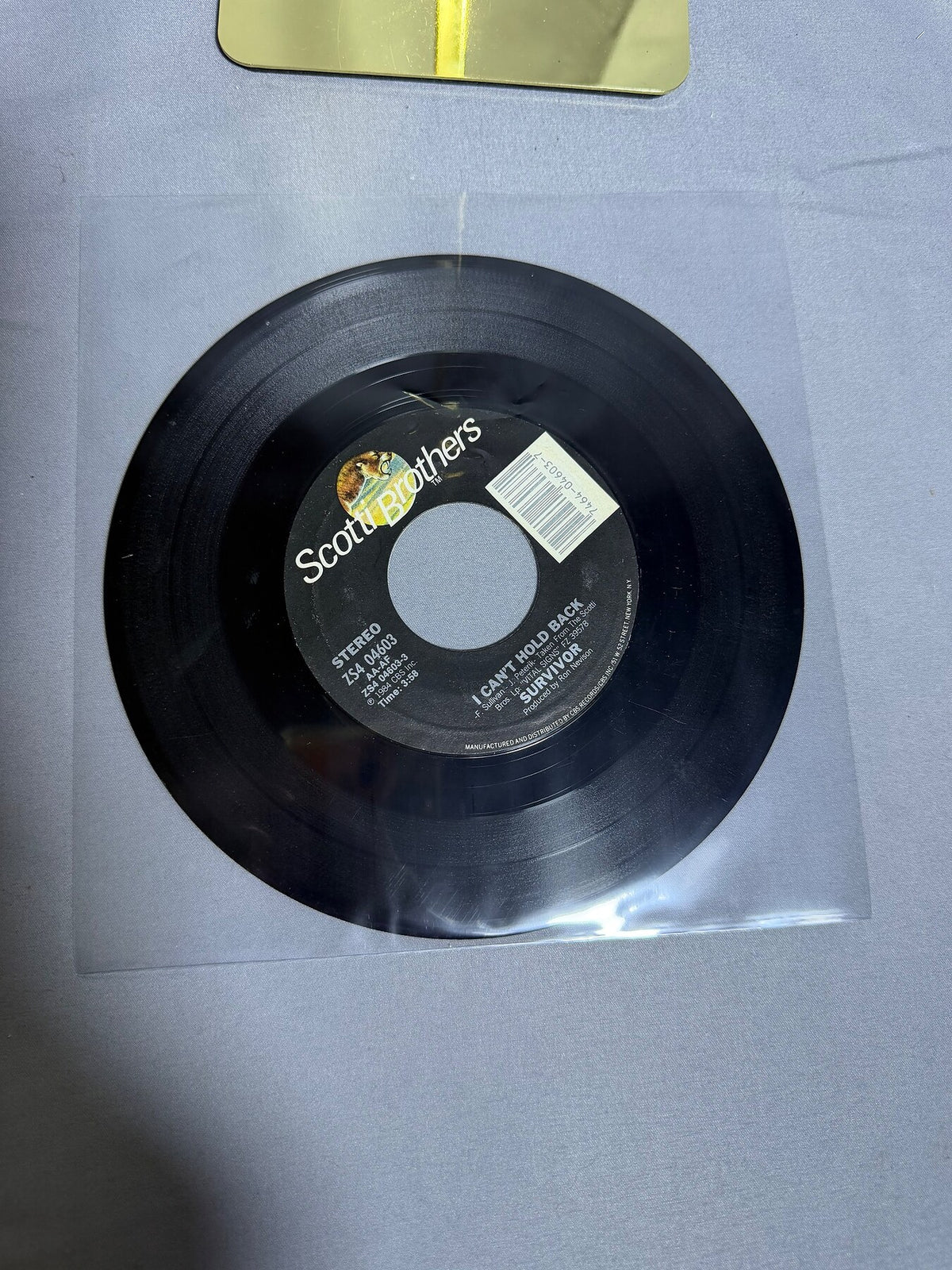 Vintage Survivor 45 RPM Vinyl Single I Can't Hold Back / I See You In Everyone photo 3