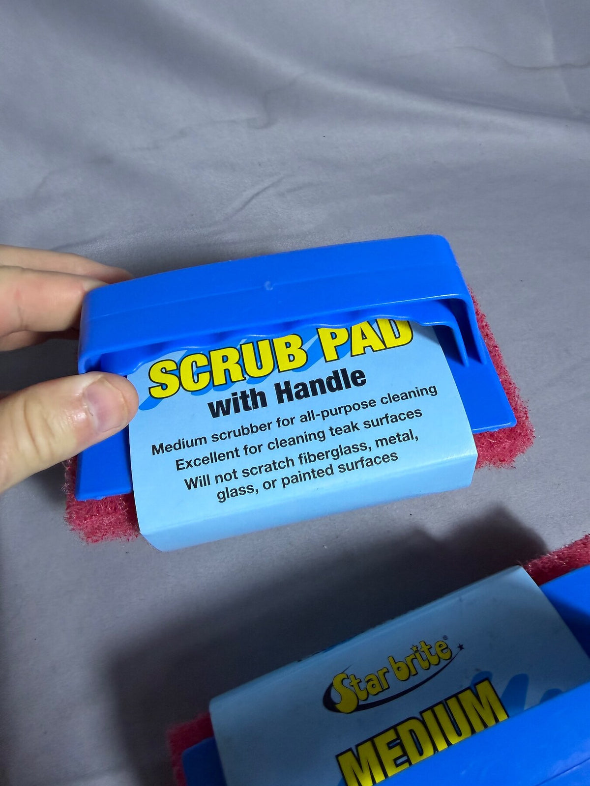 Star brite Medium Scrub Pad with Handle All-Purpose Cleaner (2-Pack) photo 3