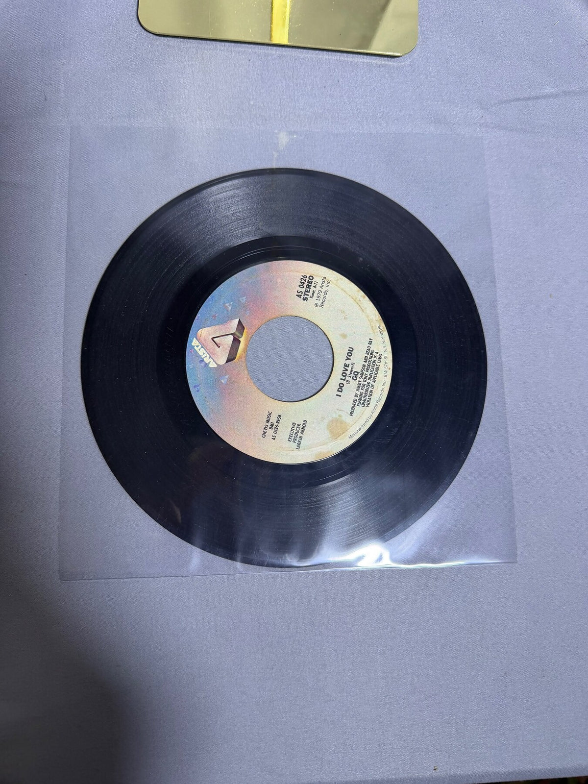 Vintage GQ Make My Dreams A Reality / I Do Love You Arista 7" Vinyl 1979 photo 3