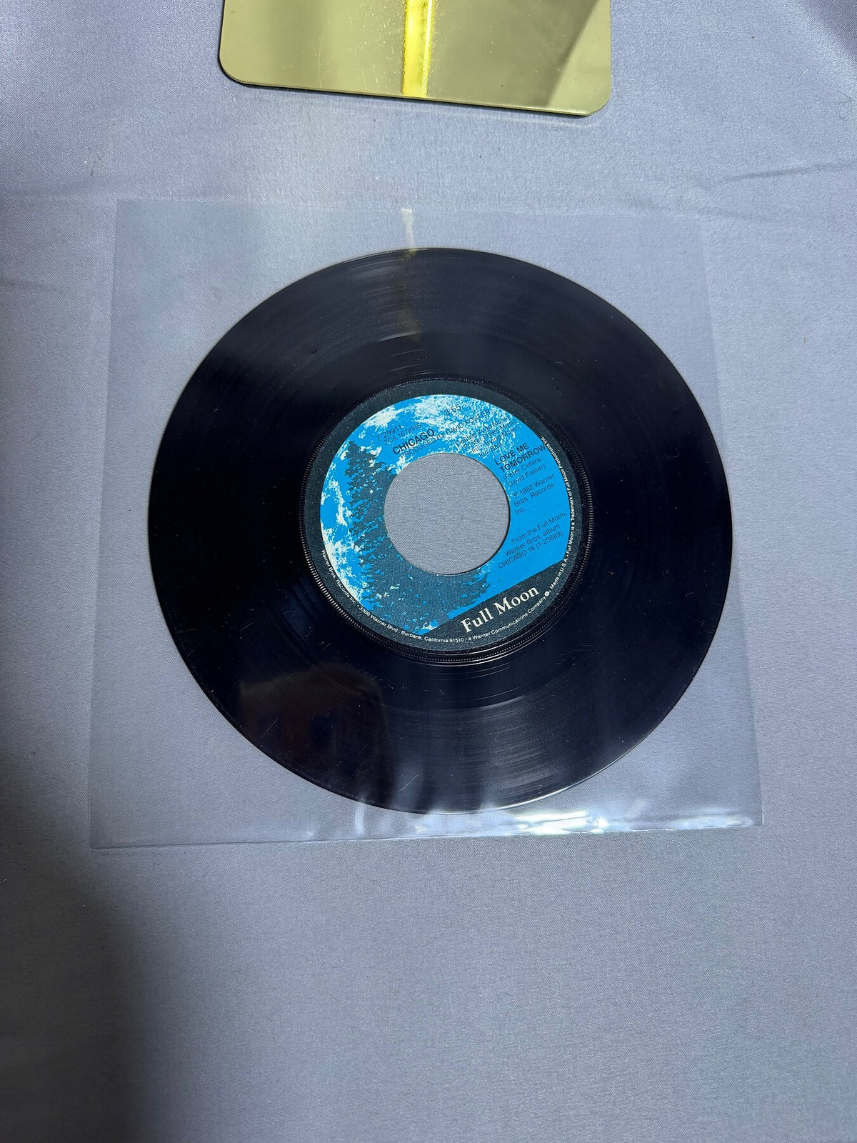 Vintage Chicago 7" Vinyl Single - Bad Advice / Love Me Tomorrow (1982) photo 3