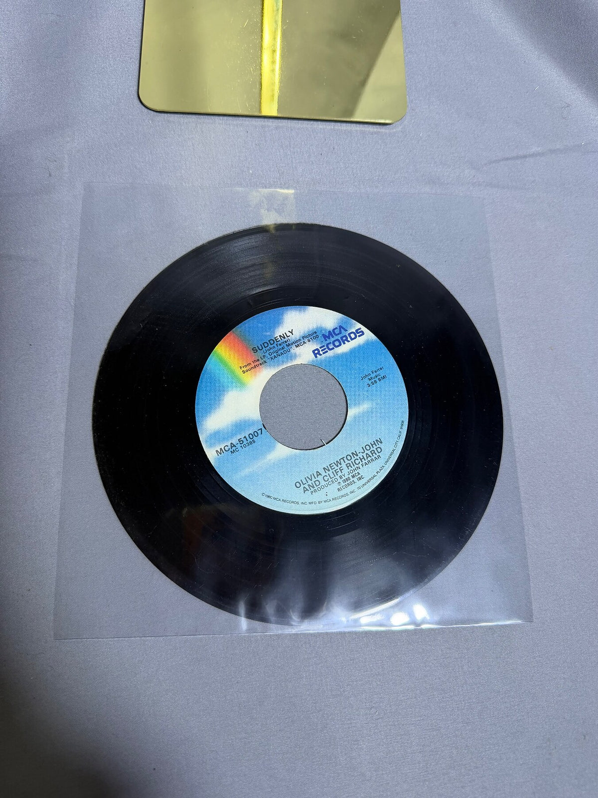 Vintage Olivia Newton-John 45 RPM Vinyl Single - You Made Me Love You / Suddenly photo 3