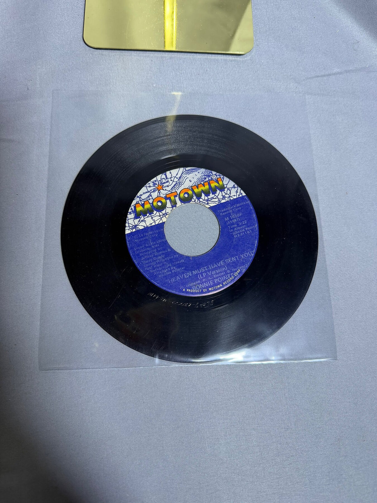 Vintage Bonnie Pointer - Heaven Must Have Sent You - Motown 7" Vinyl 45 RPM photo 3