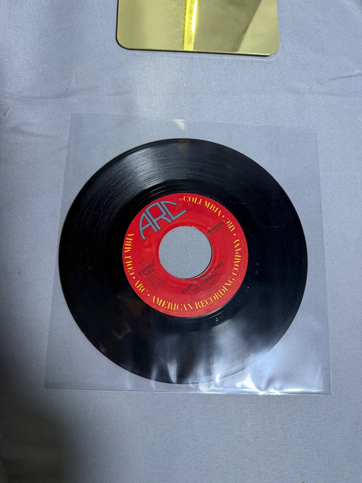 Vintage Earth, Wind & Fire - Let's Groove 7" Vinyl 45 RPM Single 1981 photo 3