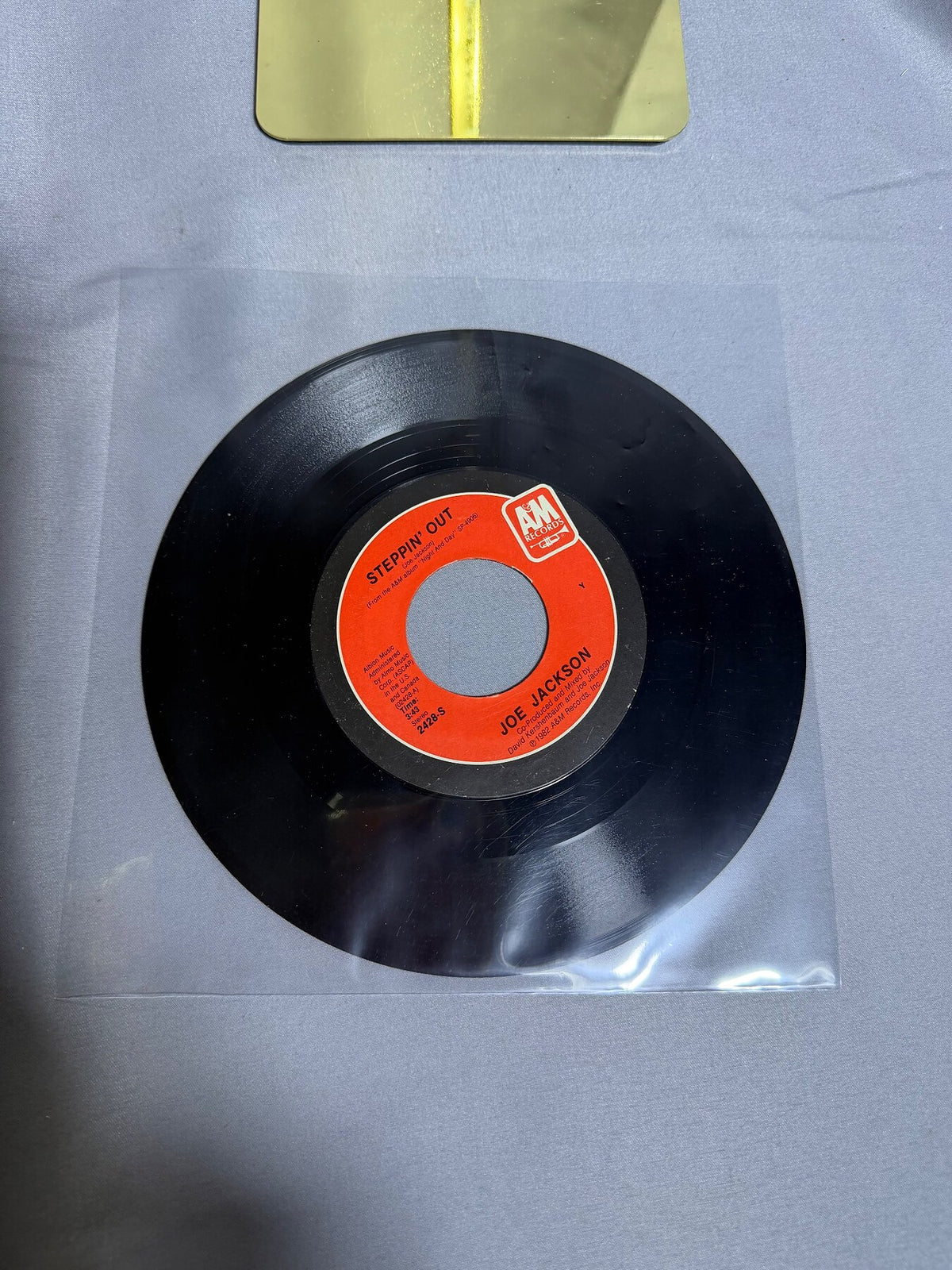 Vintage Joe Jackson Steppin' Out / Chinatown 45 RPM Vinyl Single 1982 A&M photo 3