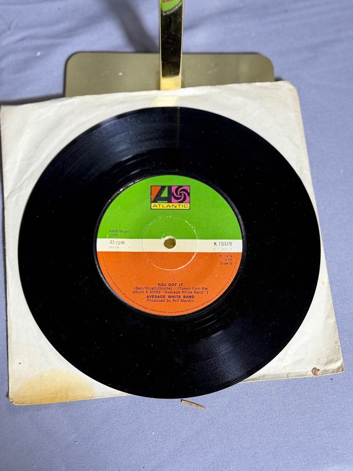Vintage Average White Band 45 RPM Vinyl Single - Pick Up The Pieces / You Got photo 3