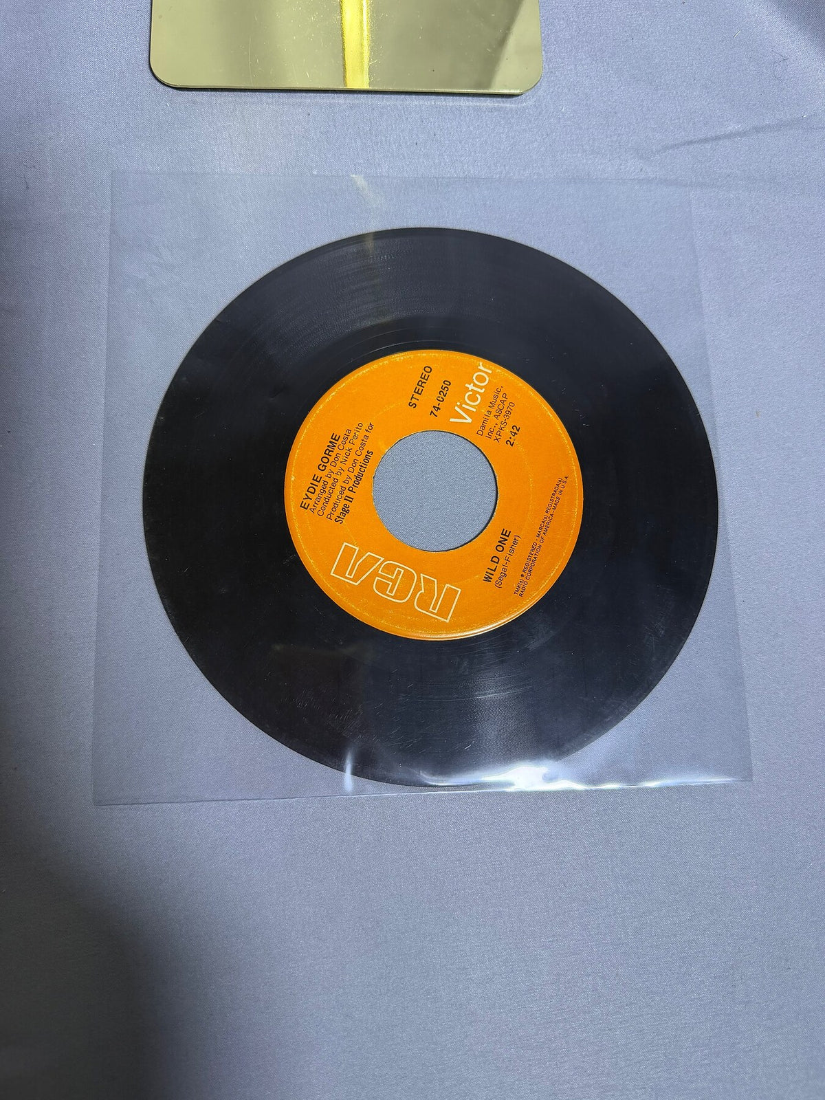 Vintage Eydie Gorme RCA Victor 45 RPM Vinyl Single Tonight I'll Say A Prayer photo 3