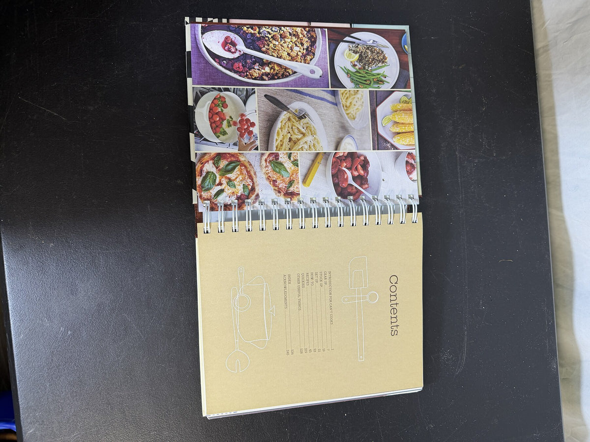 Jessica Seinfeld The Can't Cook Book Hardcover Spiral-Bound Cookbook - Wormhole Thrift