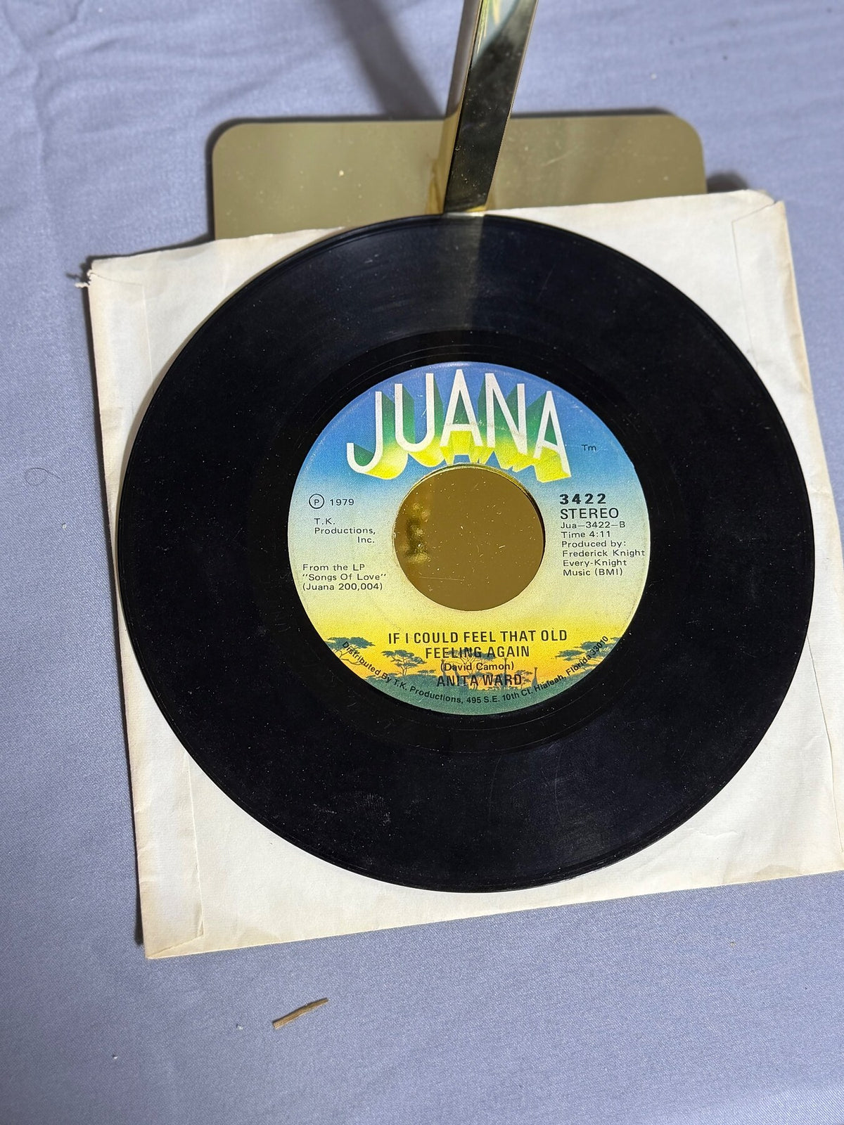 Vintage Anita Ward - Ring My Bell / If I Could Feel That Old Feeling Again 7" photo 4