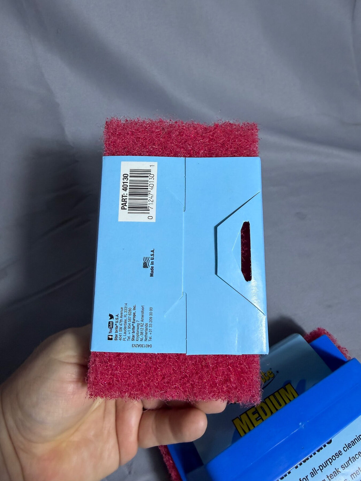 Star brite Medium Scrub Pad with Handle - All-Purpose Cleaning (2-Pack) photo 4