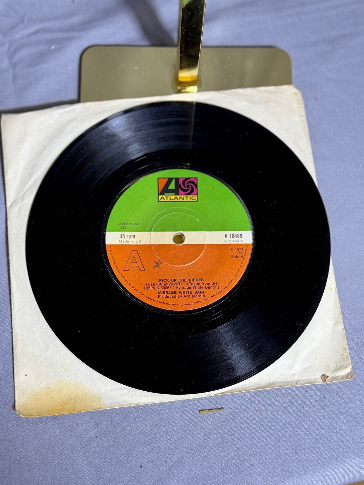 Vintage Average White Band 45 RPM Vinyl Single - Pick Up The Pieces / You Got photo 4