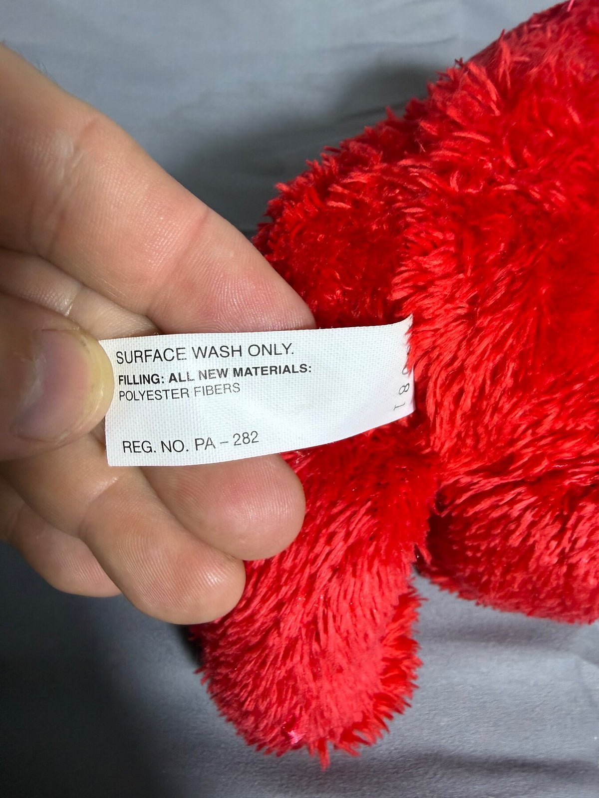 Sesame Street Elmo Red Plush Stuffed Animal Hasbro 2010 photo 4