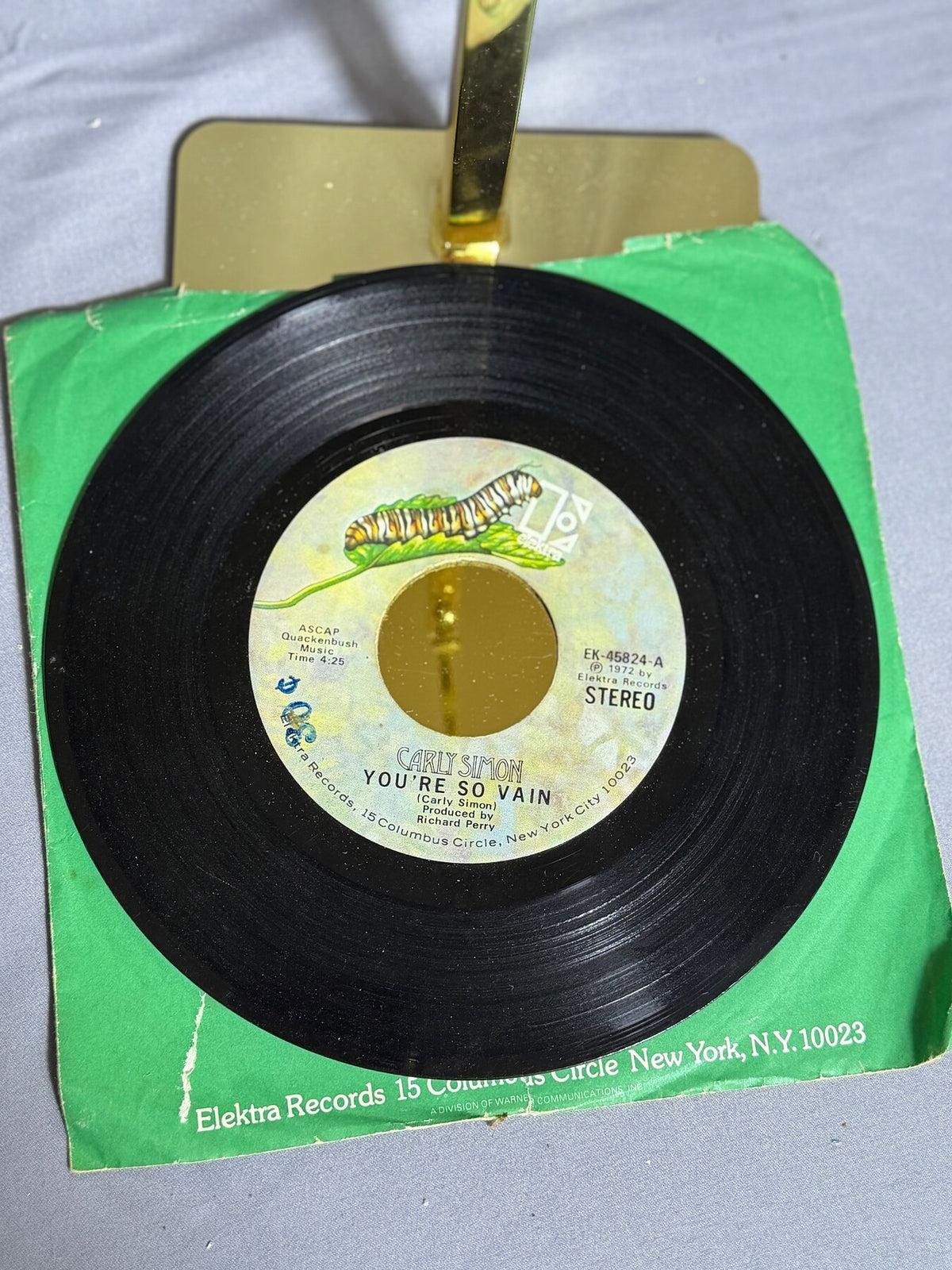 Vintage Carly Simon - You're So Vain / His Friends Are More Than Fond of Robin photo 4