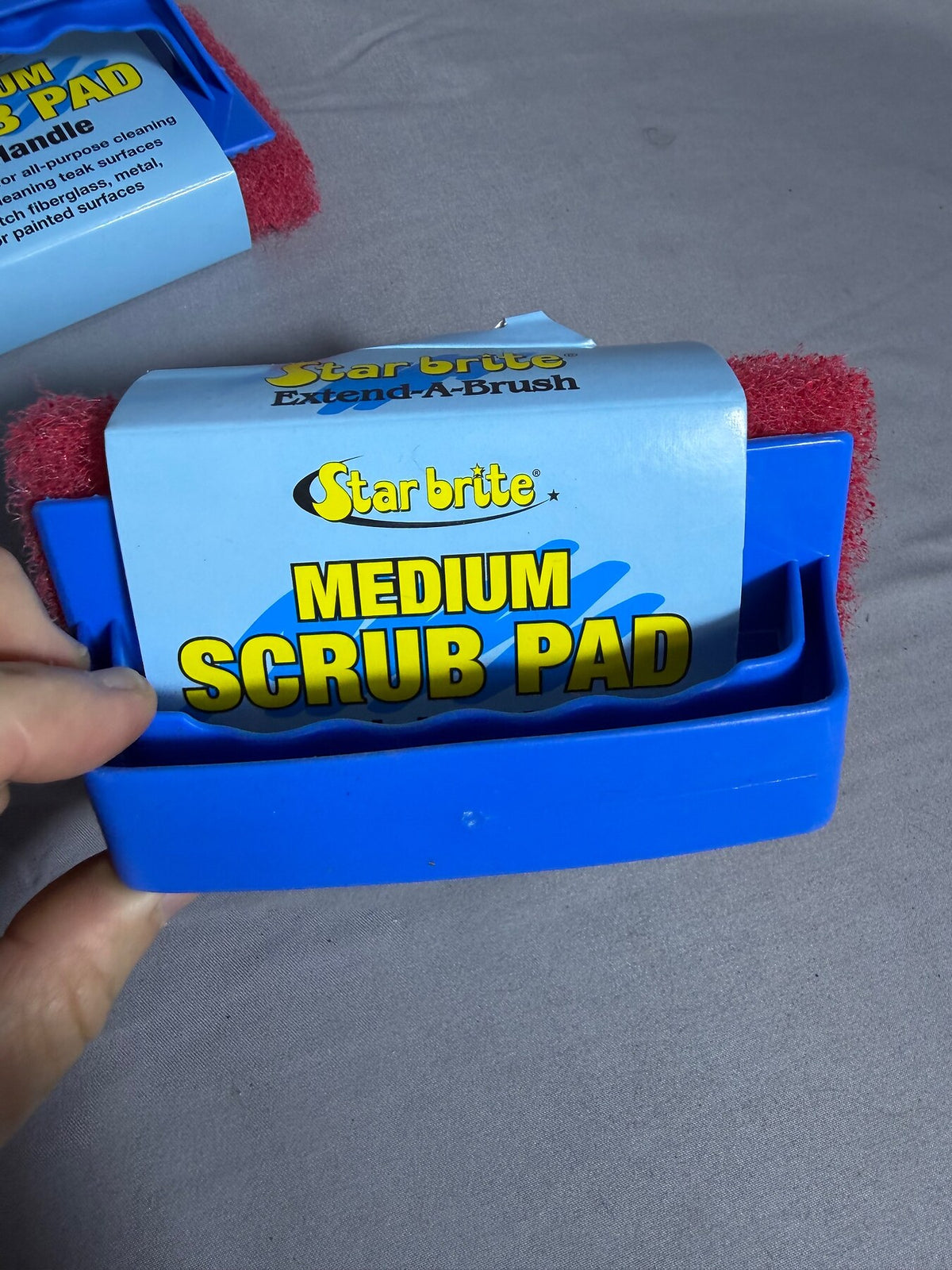 Star brite Medium Scrub Pad with Handle - All-Purpose Cleaning (2-Pack) photo 5