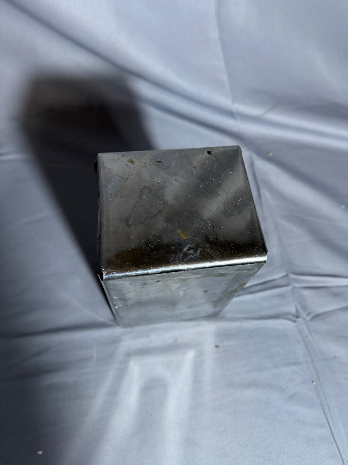 Vintage Silver-Tone Metal Napkin Dispenser Holder photo 5