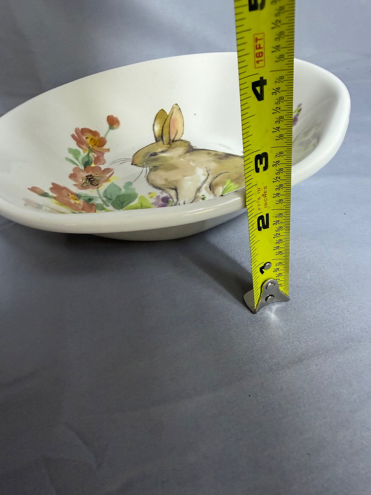 EFFETTI d'Arte Handmade Italy Easter Bunny Ceramic Bowl Dish photo 5