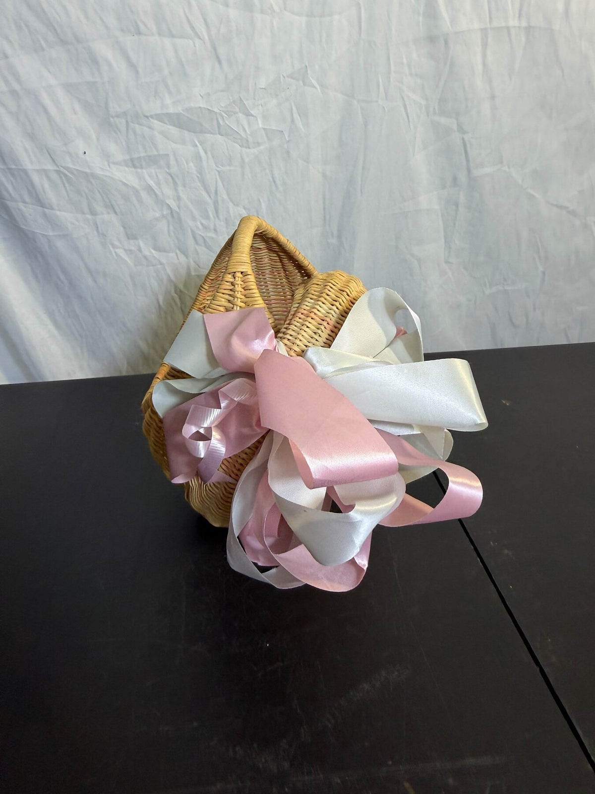 Vintage Wicker Duck Shaped Basket with Handle - Wormhole Thrift