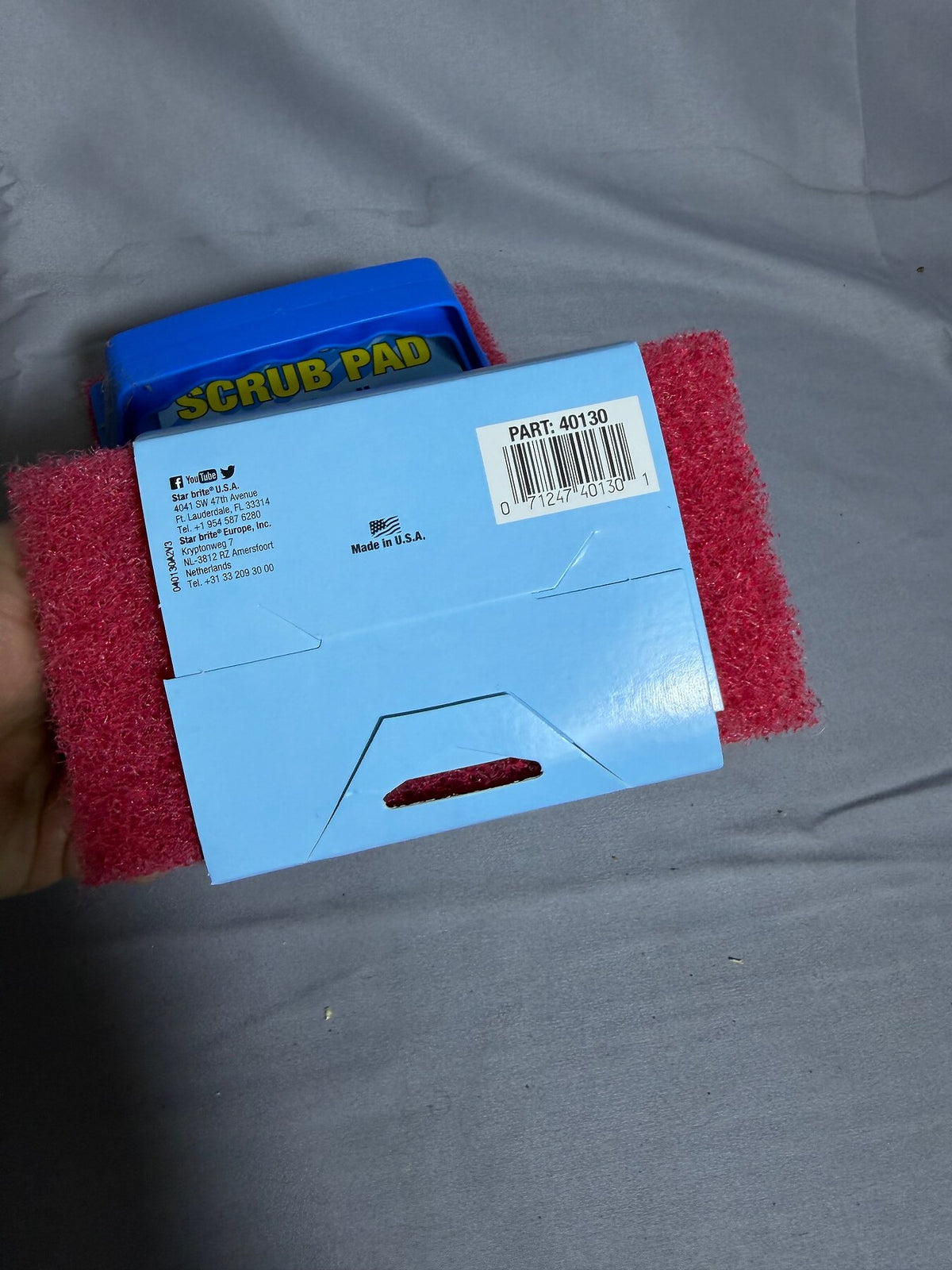 Star brite Medium Scrub Pad with Handle - 2-Pack Cleaning Tools photo 7