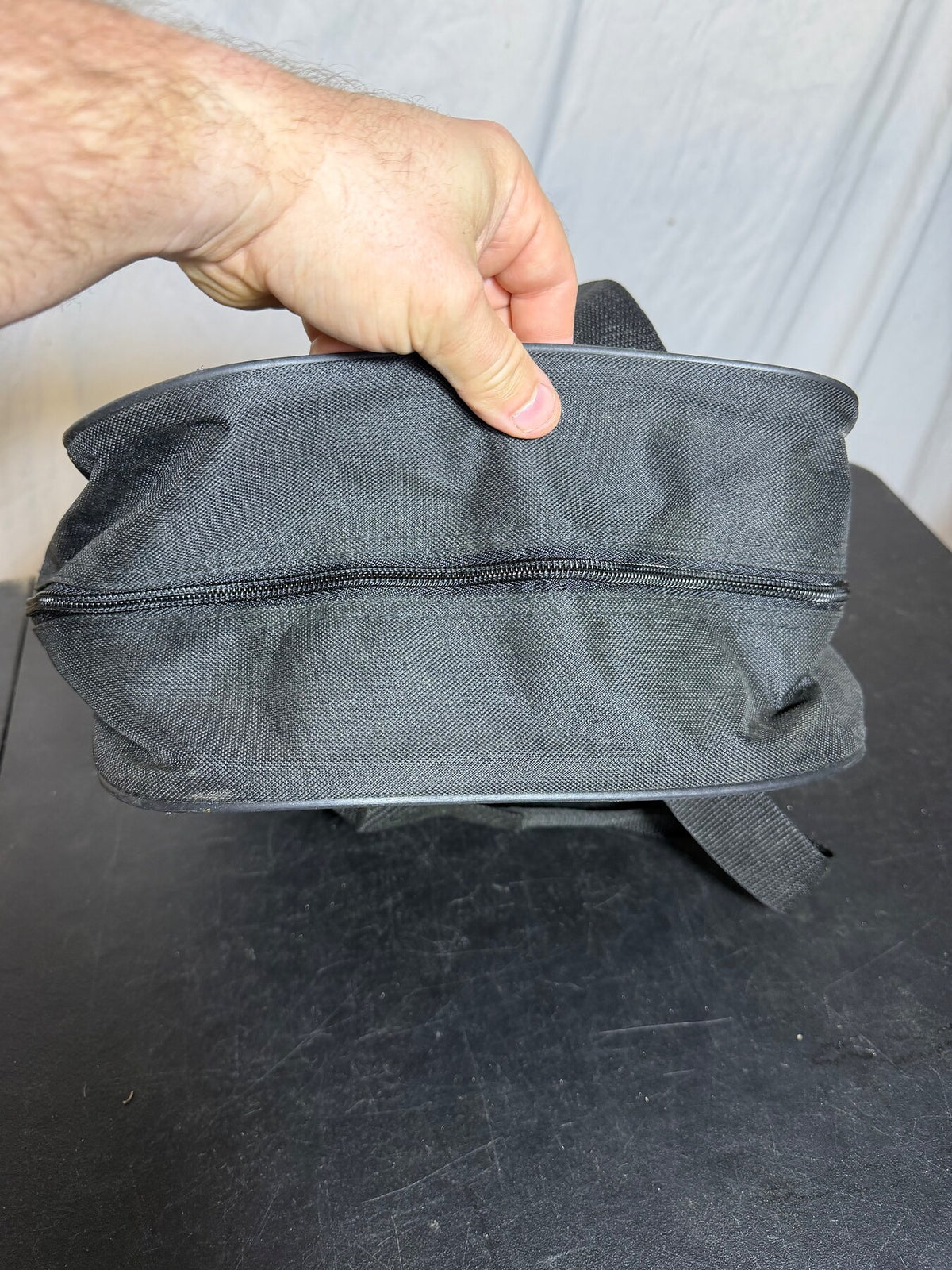 Saucony Black Zippered Utility Tote Bag with Logo photo 8